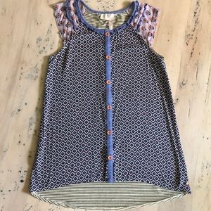 Girl’s Matilda Jane multi patterned top